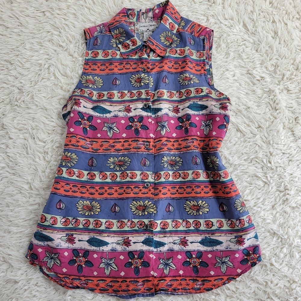 Vintage 90s Jonathan Martin Silk Blouse
